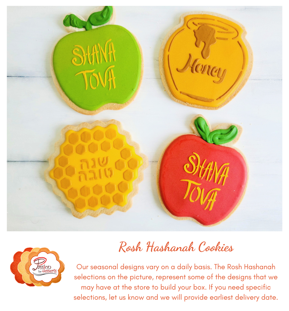 Rosh Hashanah Assorted Cookie Boxes
