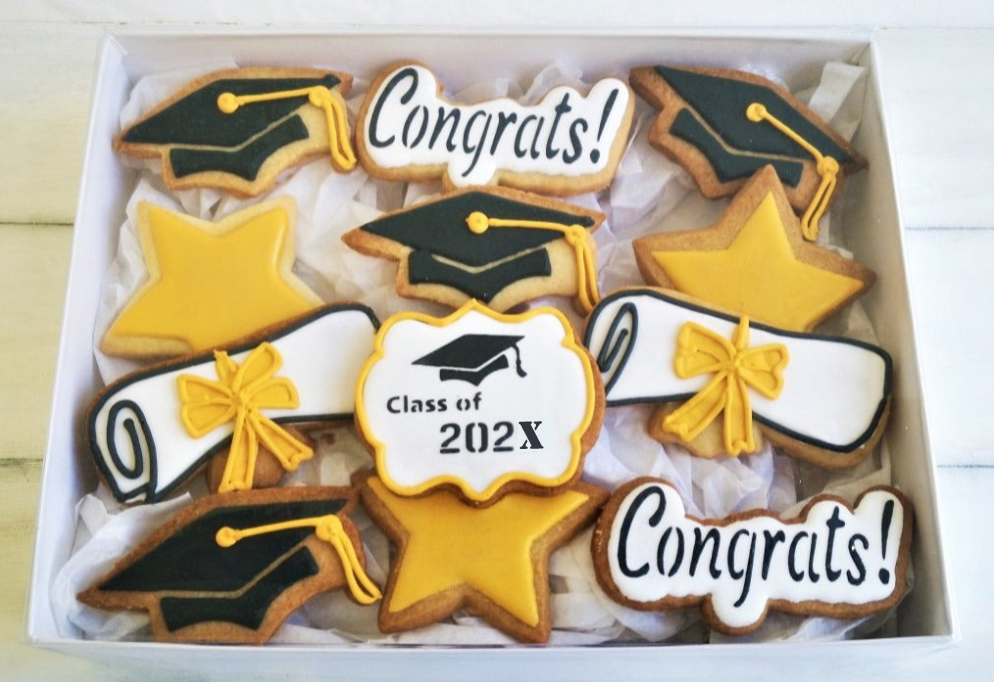 Graduation Cookie Gift Set - Delivered or Curbside Pickup