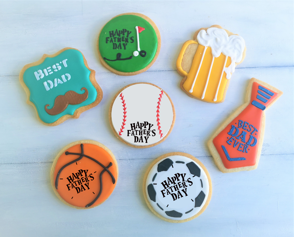 Father's Day 12 Assorted Shortbread Cookies 3 - Individually wrapped