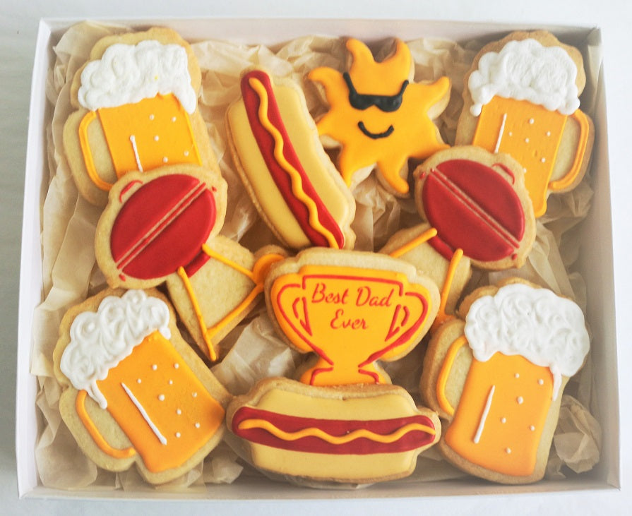 Father's Day Cookie Giftbox - Barbecue Gift Set - Delivered or Pickup