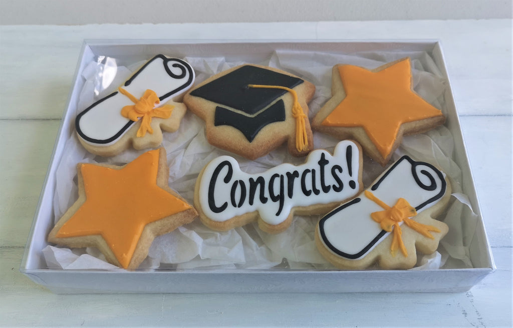 Graduation 6-Cookie Giftbox 7x10
