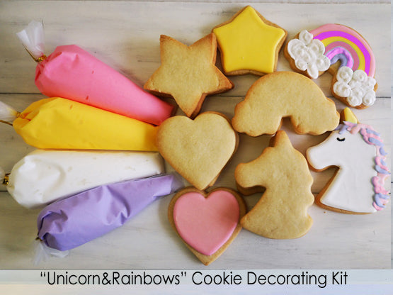 Unicorn & Rainbows DIY Cookie Decorating Kit