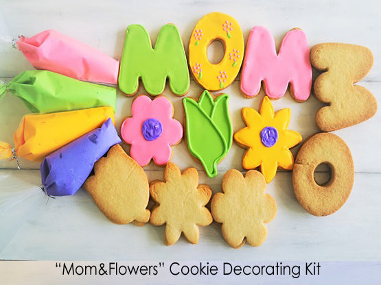 MOM & Flowers DIY Cookie Decorating Kit